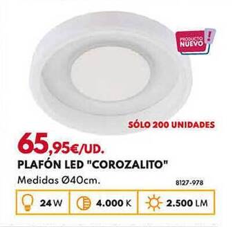 BricoCentro Plafón led oferta
