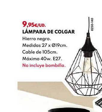 BricoCentro Lámpara de colgar oferta