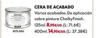 BricoCentro Cera de acabado oferta
