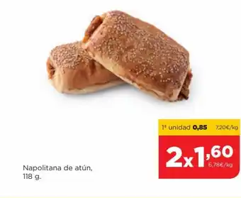 Alimerka Napolitana de Atún 118g oferta