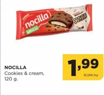 Alimerka Nocilla Cookies & Cream, 120 g oferta