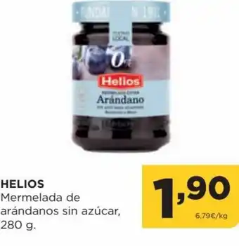 Alimerka Helios Mermelada de Arándanos sin Azúcar, 280g oferta