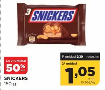 Alimerka Snickers oferta