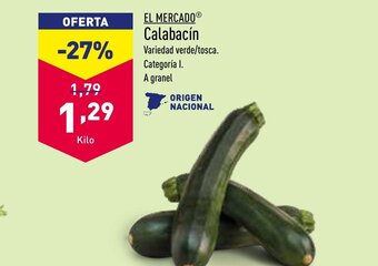 ALDI Calabacín oferta