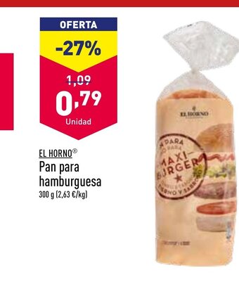 ALDI Pan Para Hamburguesa oferta