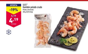 ALDI Gambón Pelado Crudo oferta