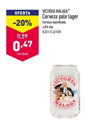 ALDI Cerveza Pale Lager oferta