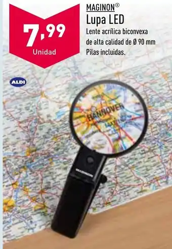 ALDI Lupa LED oferta