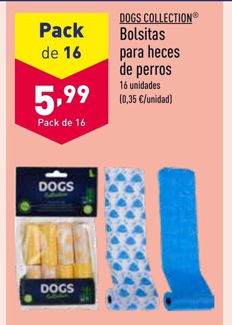 ALDI Bolsitas Para Heces De Perros oferta