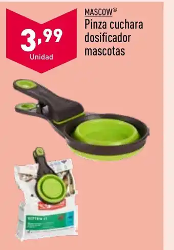 ALDI Pinza Cuchara Dosificador Mascotas oferta