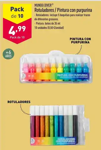 Rotuladores / Pintura Con Purpurina