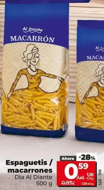 Maxi Dia Espaguetis / macarrones oferta