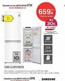 Milar Dis(epslospen) 679€ jederell smart 10 las o combi lg gbfs1swpgn darling addere que un 12% ce freshco-2 cyc-185x595x8, oferta