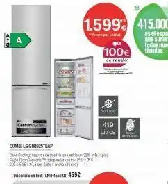 Milar A centum que 100€ de regalo combi lg gbbb2stbap dodaten 22% dd cet reho 2050565 năm kho kinh đi disponible(cnfp455) oferta