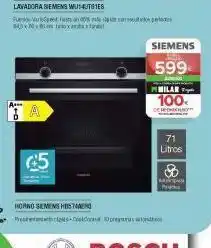 Milar A. a lavadora siemens wu14utes pusaran den 45x80x80cm x 5 horno siemens hus74 precolcos 10 pre siemens 599 milar 100 oferta