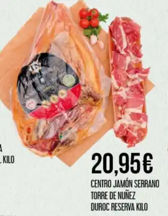 Claudio Centro Jamón Serrano Torre de Nuñez oferta