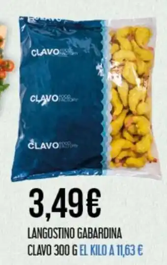 Claudio Langostino Gabardina Clavo 300g oferta