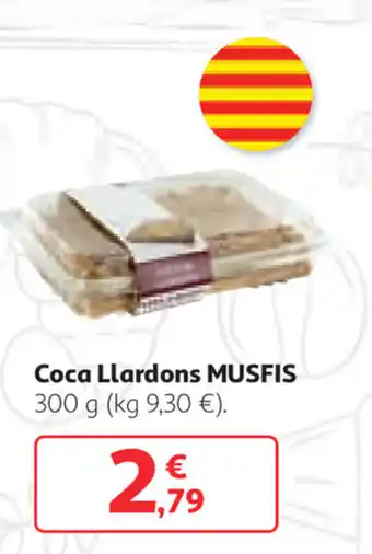 Alcampo Coca Llardons Musfis 300g oferta