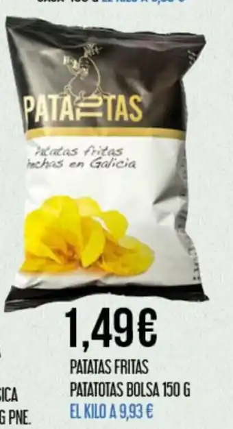Claudio Patatas Fritas Patatotas Bolsa 150g oferta