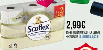 Claudio Papel Higiénico Scottex Dermo oferta