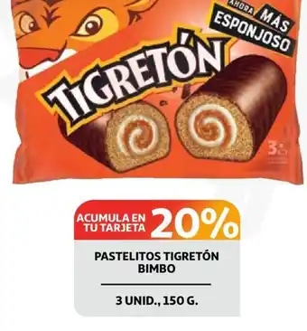 Alcampo Pastelitos Tigretón Bimbo oferta
