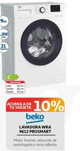 Alcampo Lavadora WRA 9612 Prosmart oferta