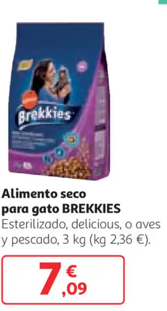 Alcampo Brekkies Alimento seco para gato 3 kg oferta