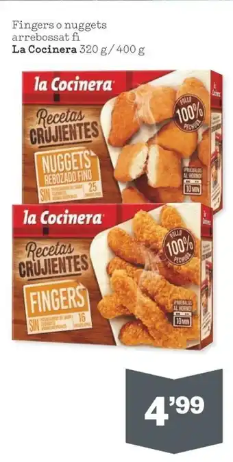 Sorli Fingers de pollo la cocinera oferta