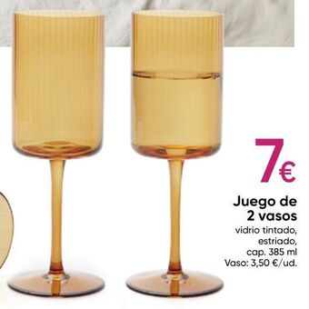 Pepco Juego de 2 vasos oferta