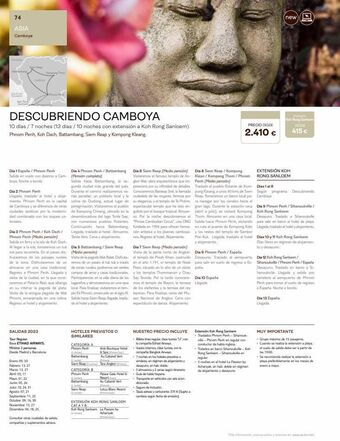 Tui Travel PLC 7 74 asia camboya the now batang oh forg 5p descubriendo camboya 10 días / 7 noches (13 días / 10 noches con extensió oferta