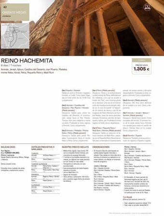 Tui Travel PLC 42 oriente medio jordania medite peny cas danes reino hachemita 8 días / 7 noches ammán, jerash, ajloun, castillos del oferta