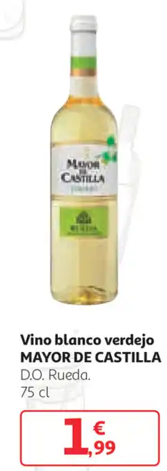 Alcampo Mayor de Castilla Vino blanco verdejo 75cl oferta