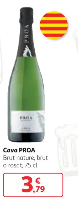 Alcampo Cava Proa Brut nature, brut o rosat, 75 cl oferta