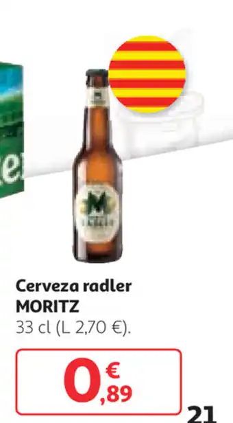 Alcampo Moritz Cerveza radler 33 cl oferta
