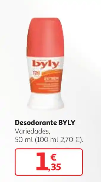 Alcampo BYLY Desodorante Variedades 50ml oferta