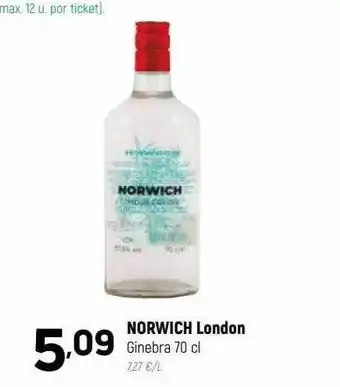 Coviran Norwich london ginebra oferta
