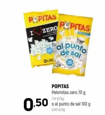 Coviran Popitas palomitas zero o al punto de sal oferta