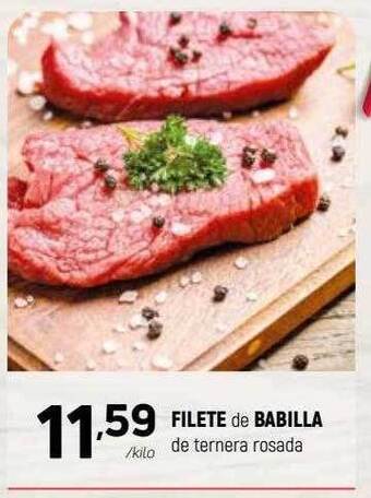 Coviran Filete de babilla de ternera rosada oferta