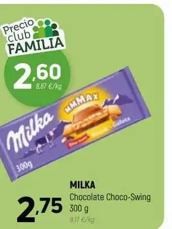 Coviran Milka chocolate choco-swing oferta