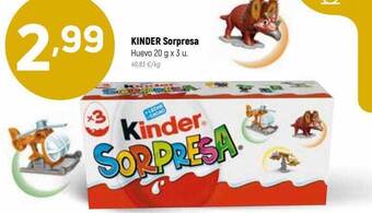 Coviran Kinder sorpresa huevo oferta