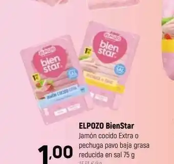 Coviran Elpozo bienstar jamón cocido extra o pechuga pavo baja grasa reducida en sal oferta