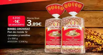 Costco Bimbo oroweat oferta