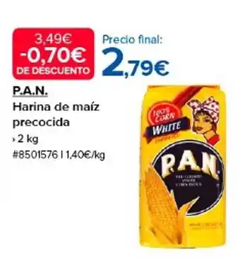 Costco P.a.n. harina de maíz oferta