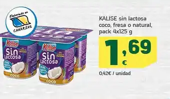 HiperDino Kalise sin lactosa oferta