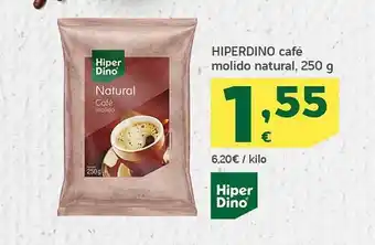 HiperDino Hiperdino café molido natural oferta