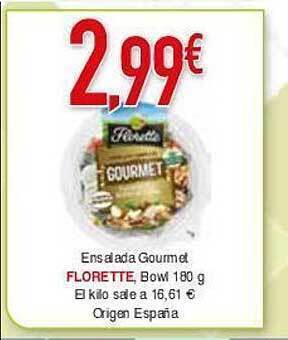 Masymas Ensalada gourmet florette oferta