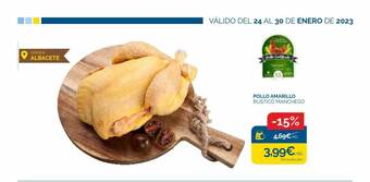 Supermercados La Despensa Pollo amarillo oferta