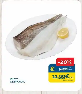 Supermercados La Despensa Filete de bacalao oferta