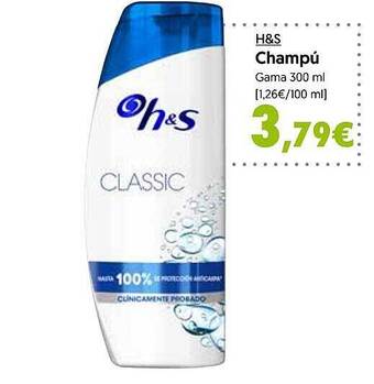 Hiper Usera H&s champú oferta