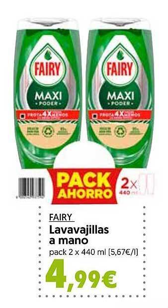 Hiper Usera Fairy lavavajillas a mano oferta
